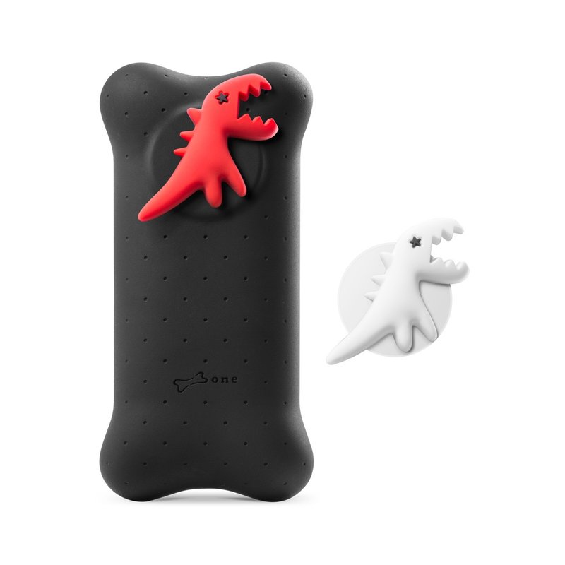 Bone / Sport b. 恐龙泡泡行动电源6700mAh - 黑 - 充电宝/传输线 - 硅胶 多色