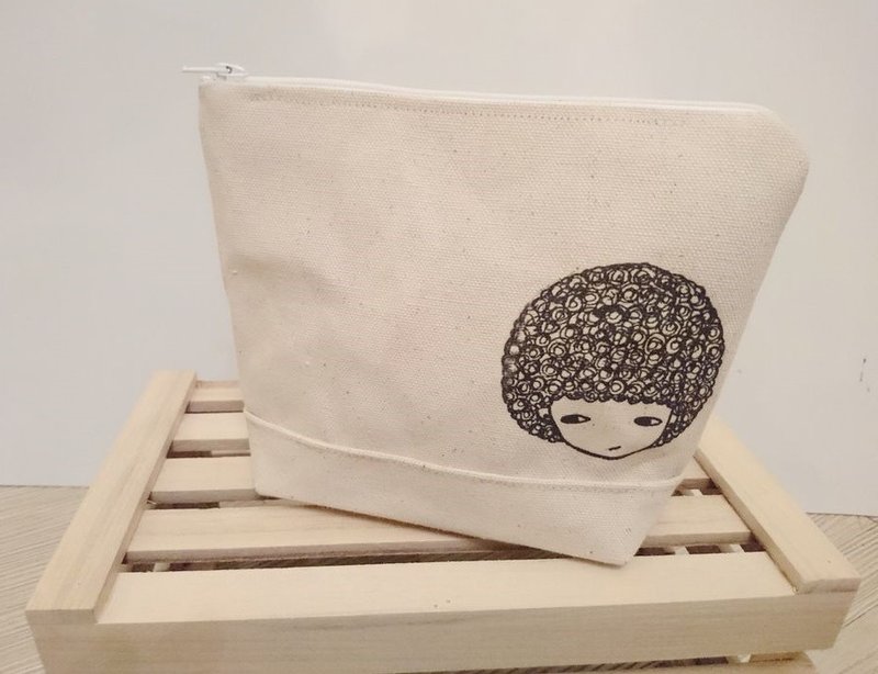 手拿包 化妆包 手绘包包 万用包 杂物包 - 化妆包/杂物包 - 棉．麻 多色