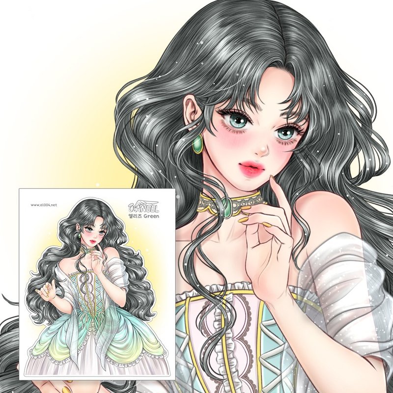 elise 贴纸 - 贴纸 - 纸 