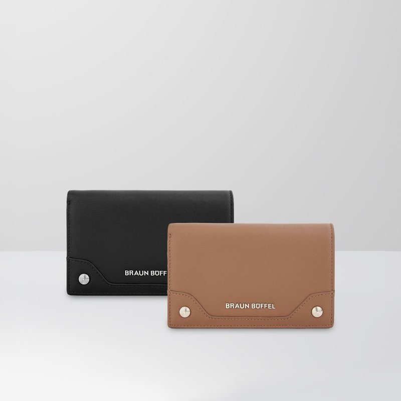 【免费升级送礼包装】丝妲莎-S 11卡两折中夹-两色/BF875-501 - 皮夹/钱包 - 真皮 多色