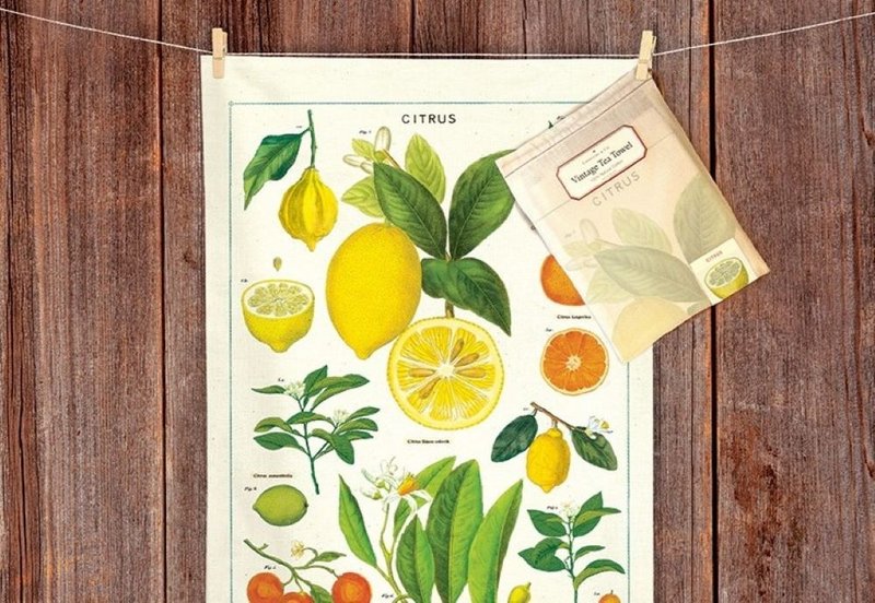 Cavallini & Co.  纯棉桌巾/茶巾/挂布 单入装(多款)请先询问库存 - 海报/装饰画/版画 - 棉．麻 多色