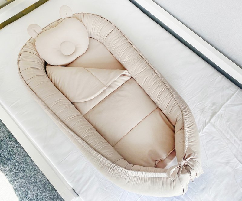 Baby nest,babynest,sleep bed, toddler nest,toddler bed,Infant bed,co Sleeper,Bab - 婴儿床上用品 - 棉．麻 