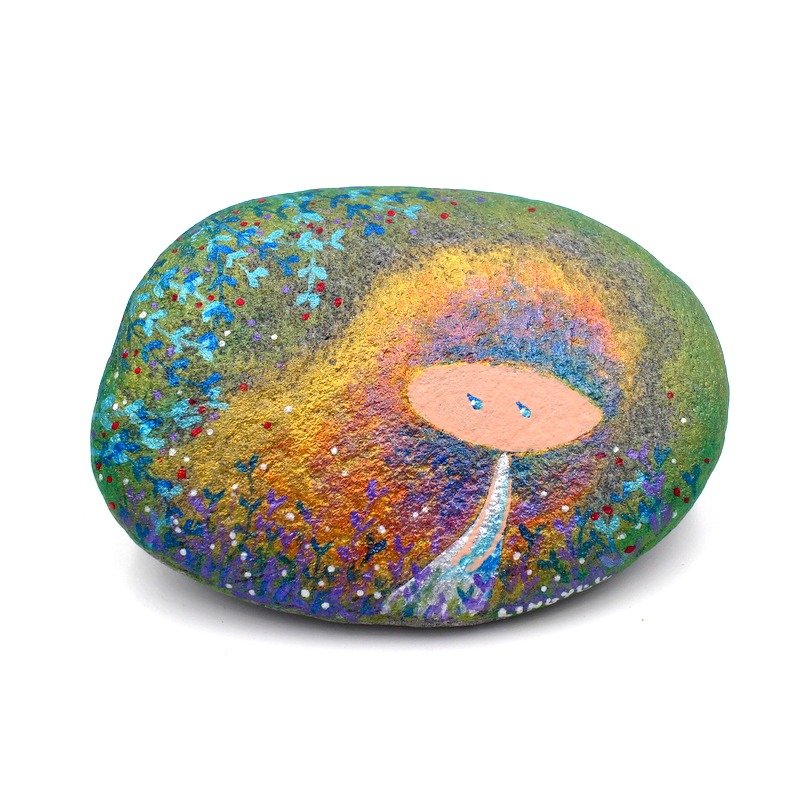 富察令儿·彩绘石头(特大) - 摆饰 - 石头 绿色