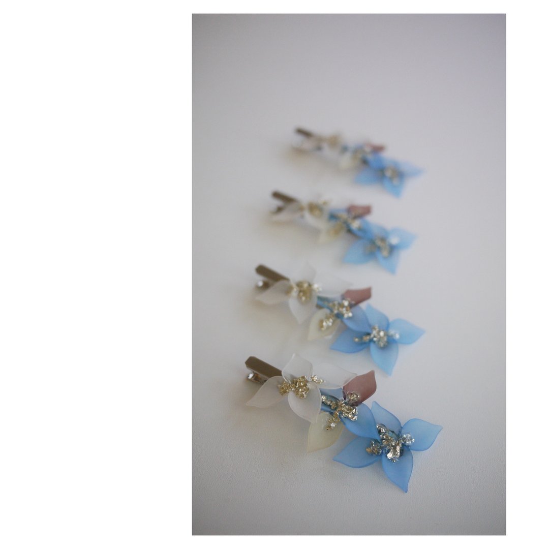 花漾 | 细工发饰 | 鸭嘴夹 | hair clip - 发饰 - 其他材质 多色