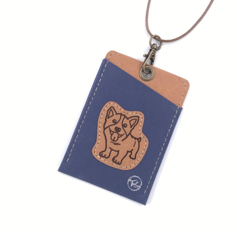 质感证件套 悠游卡套-柯基 - 证件套/卡套 - 纸 蓝色