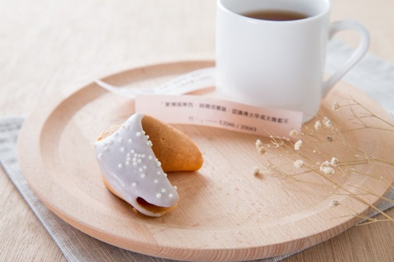 C.Angel幸运签饼紫芋情迷幸运签饼120入婚礼小物 桌上礼 超美味 - 手工饼干 - 新鲜食材 紫色