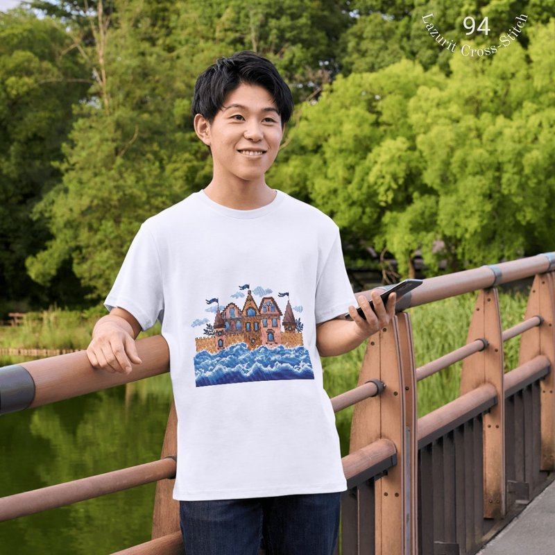 迷人的维多利亚庄园刺绣图案 - 沿海小镇装饰拼接 - Logo 设计/图案设计 - 其他材质 