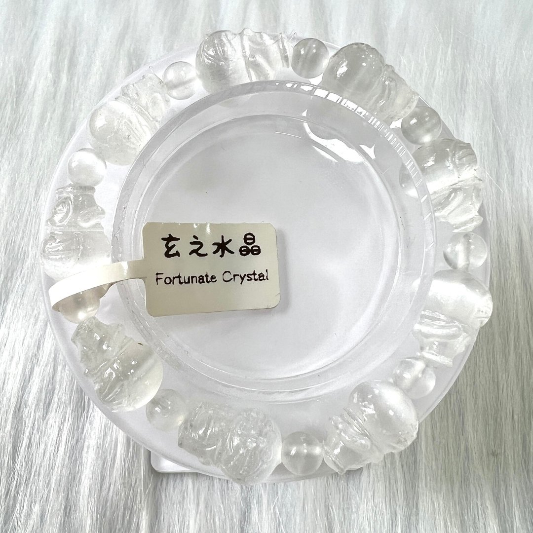 透石膏叮当手串 | 水晶 | 水晶手串 | 水晶手链 | 水晶手链 - 手链/手环 - 水晶 透明