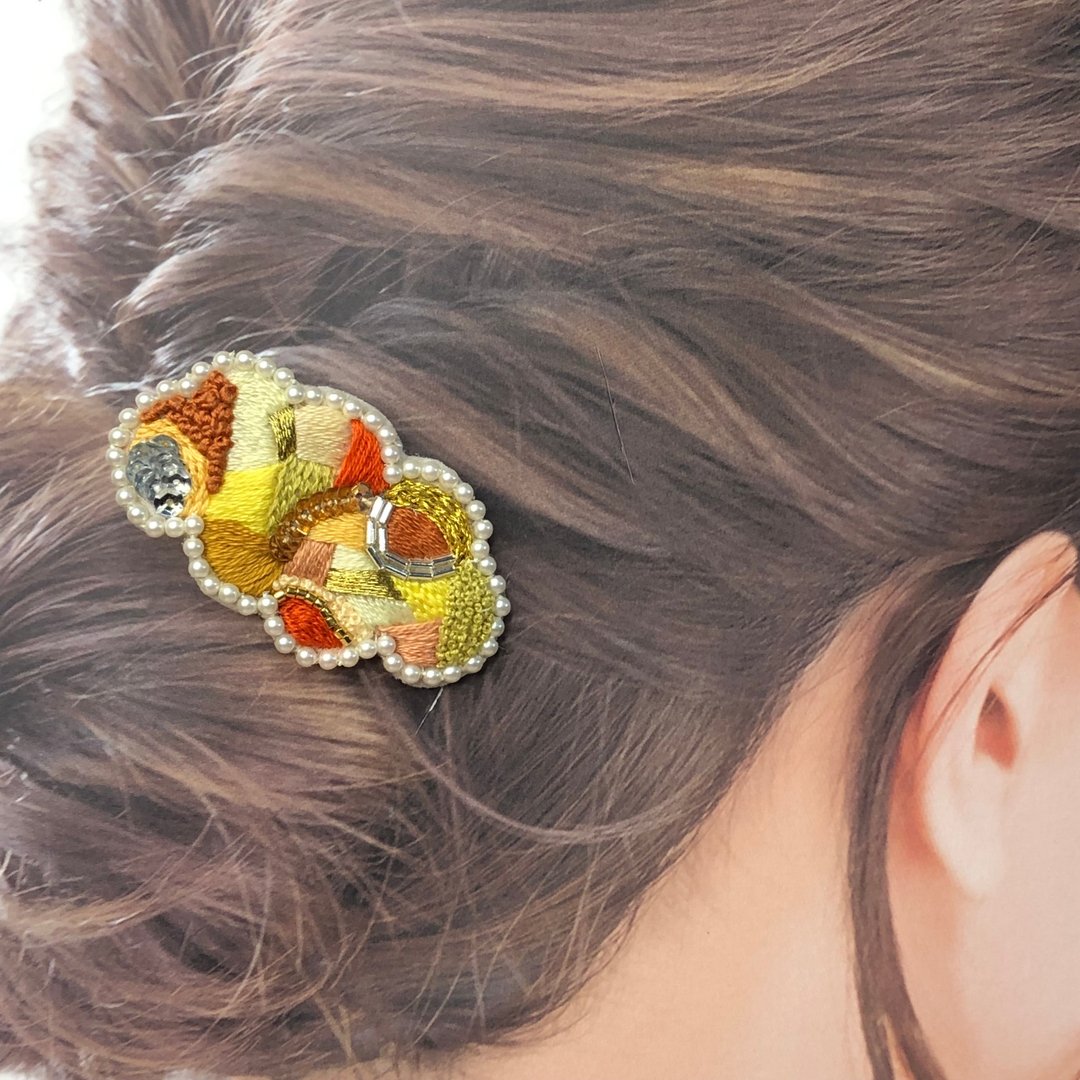 cloud hair accessories - 发饰 - 绣线 多色