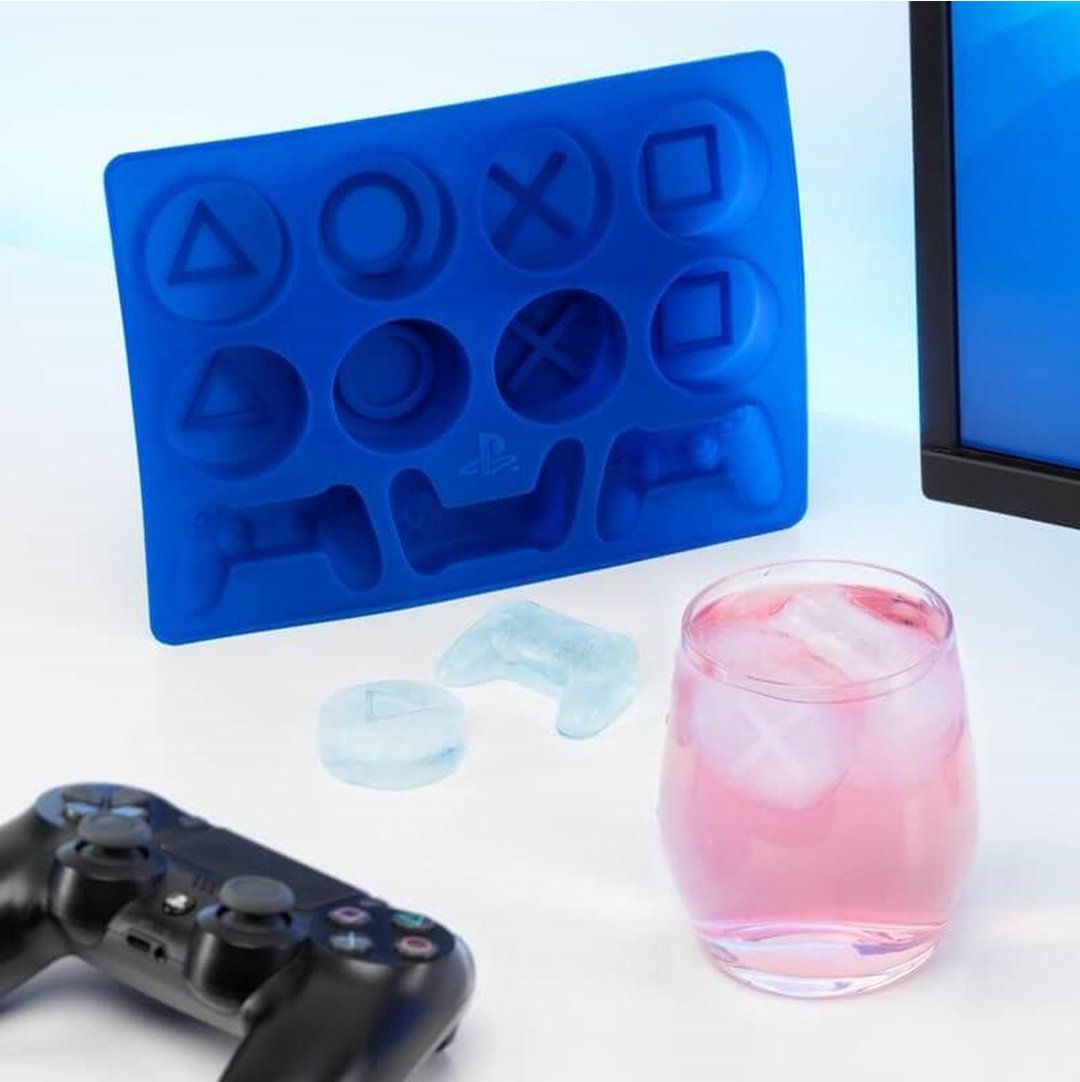 【Playstation】游戏元素造型制冰盒 - 厨房用具 - 其他材质 蓝色