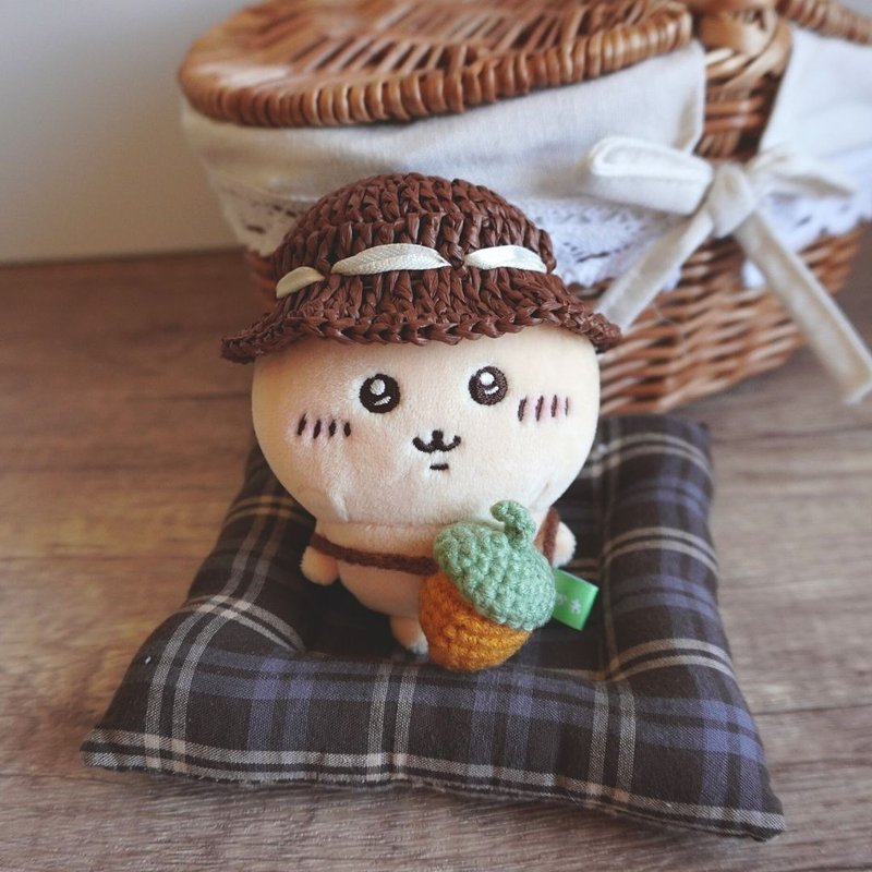 秋实果果 | 娃衣 吉伊卡哇 ちいかわ Chiikawa 10cm适用 - 玩偶/公仔 - 棉．麻 咖啡色