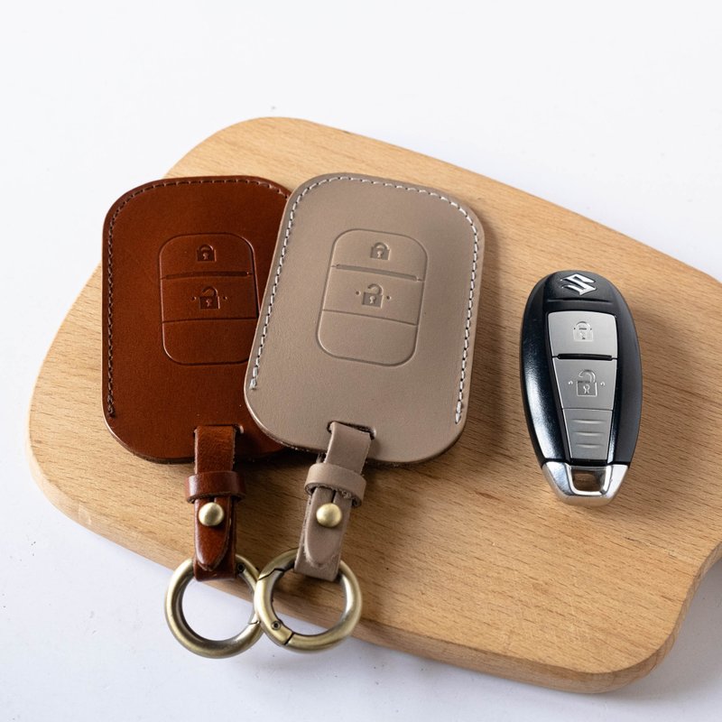 【拉玛皮革】SUZUKI SX4  Vitara S 钥匙皮套   真皮 汽车钥匙套 - 钥匙链/钥匙包 - 真皮 