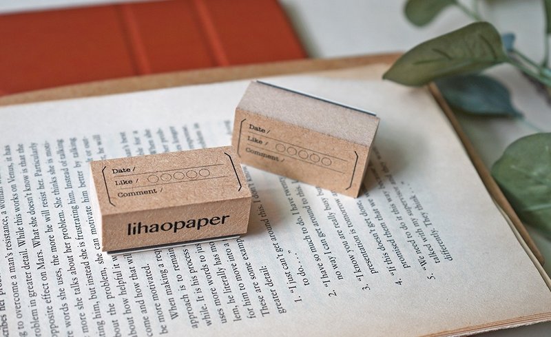 Like Stamp 喜好Like印章 - 印章/印台 - 木头 卡其色