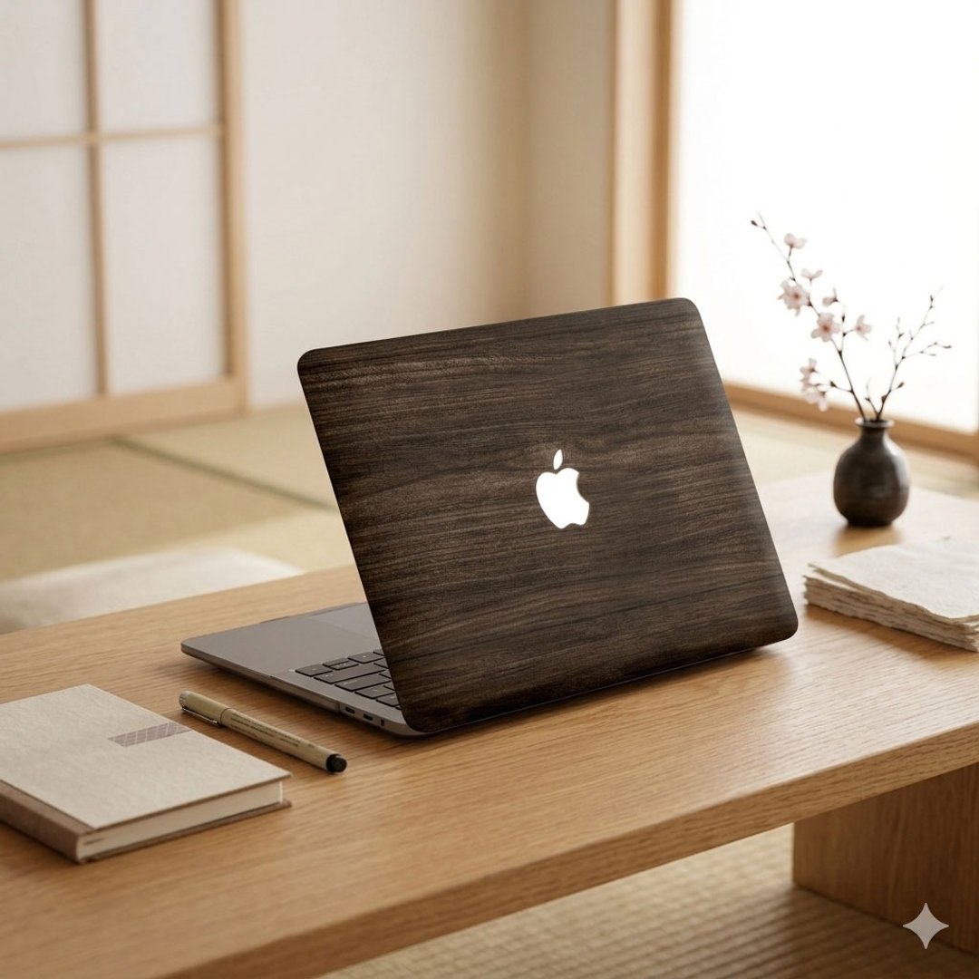 深色木纹 MacBook 超轻薄防刮保护壳 PS012 - 平板/电脑保护壳 - 塑料 咖啡色