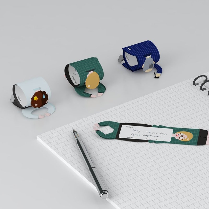 Orz Notes 土下座便条纸 - 便条纸/标签贴 - 纸 