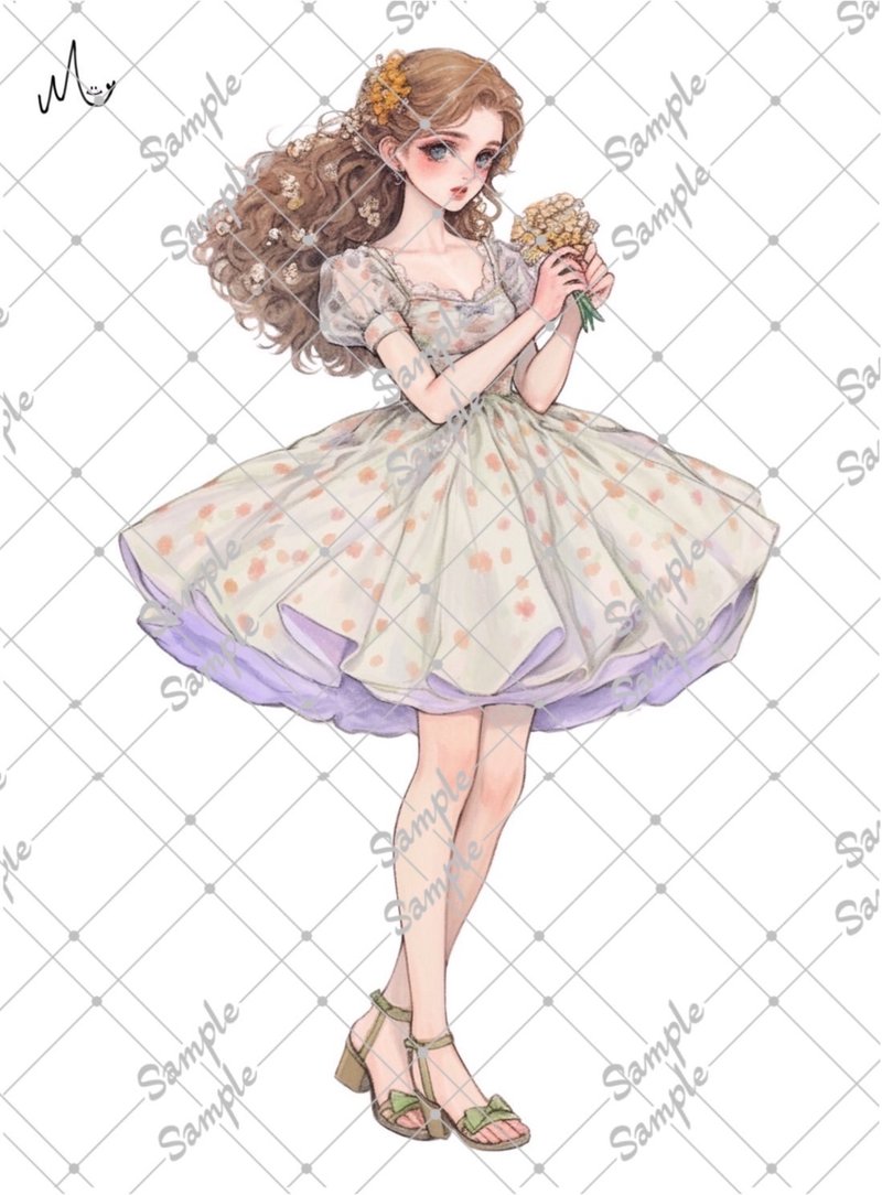 八月新品原创角色贴纸 - 贴纸 - 纸 