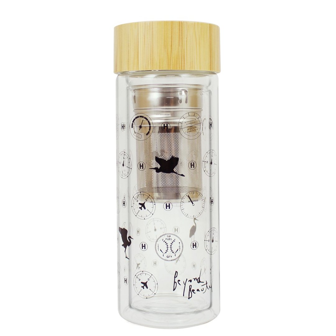 齐柏林系列-双层玻璃冷水瓶-仪表板 - 保温瓶/保温杯 - 玻璃 透明
