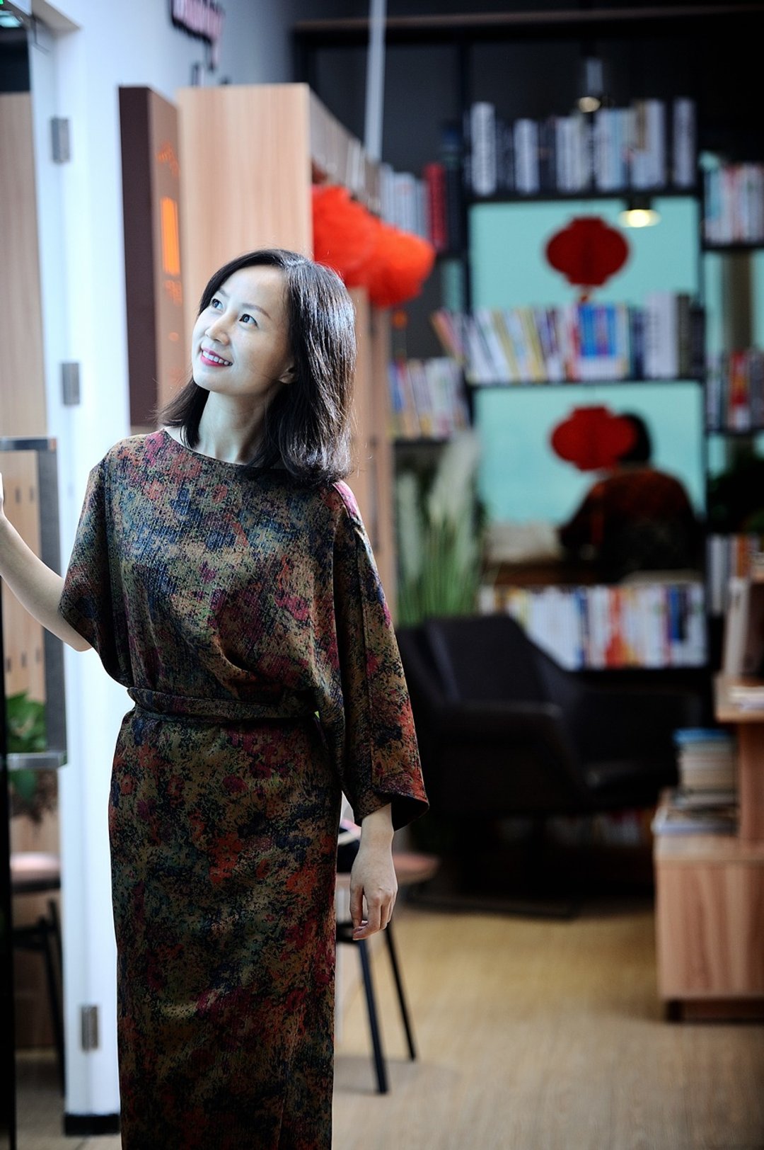 2019新款银丝素绉缎香云纱连衣裙 莫奈的花园 汉服款 - 裙子 - 丝．绢 