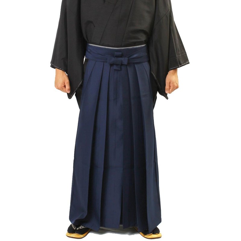 袴 男款 SS SML LL 83cm 87cm 91cm 95cm 99cm 海军蓝 - 男士长裤 - 其他材质 蓝色