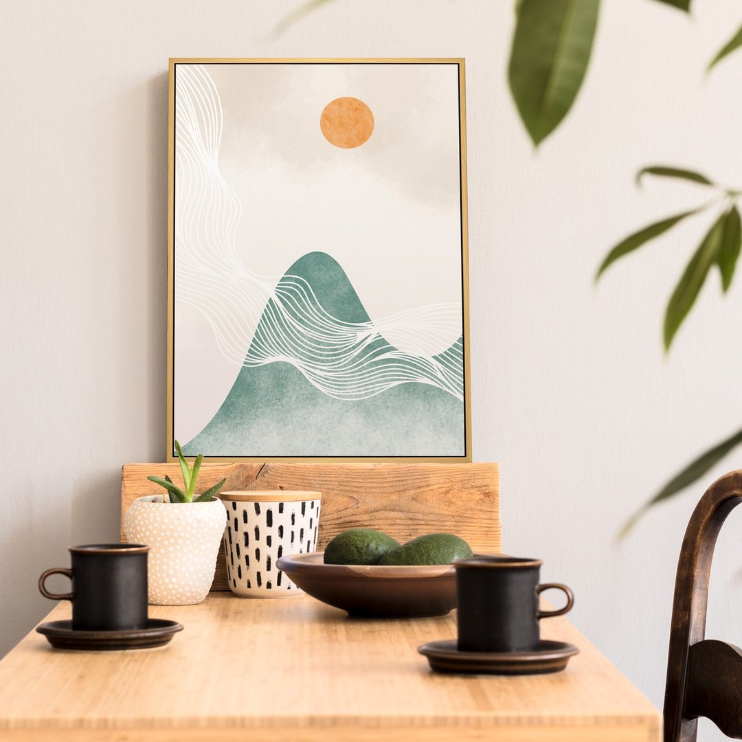 山间云海III-日本挂画/日本料理店/日式风格/日本风景/云海 - 海报/装饰画/版画 - 棉 多色