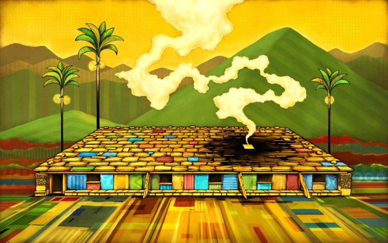 艺术微喷画作 - 烟窗之息 - 海报/装饰画/版画 - 纸 