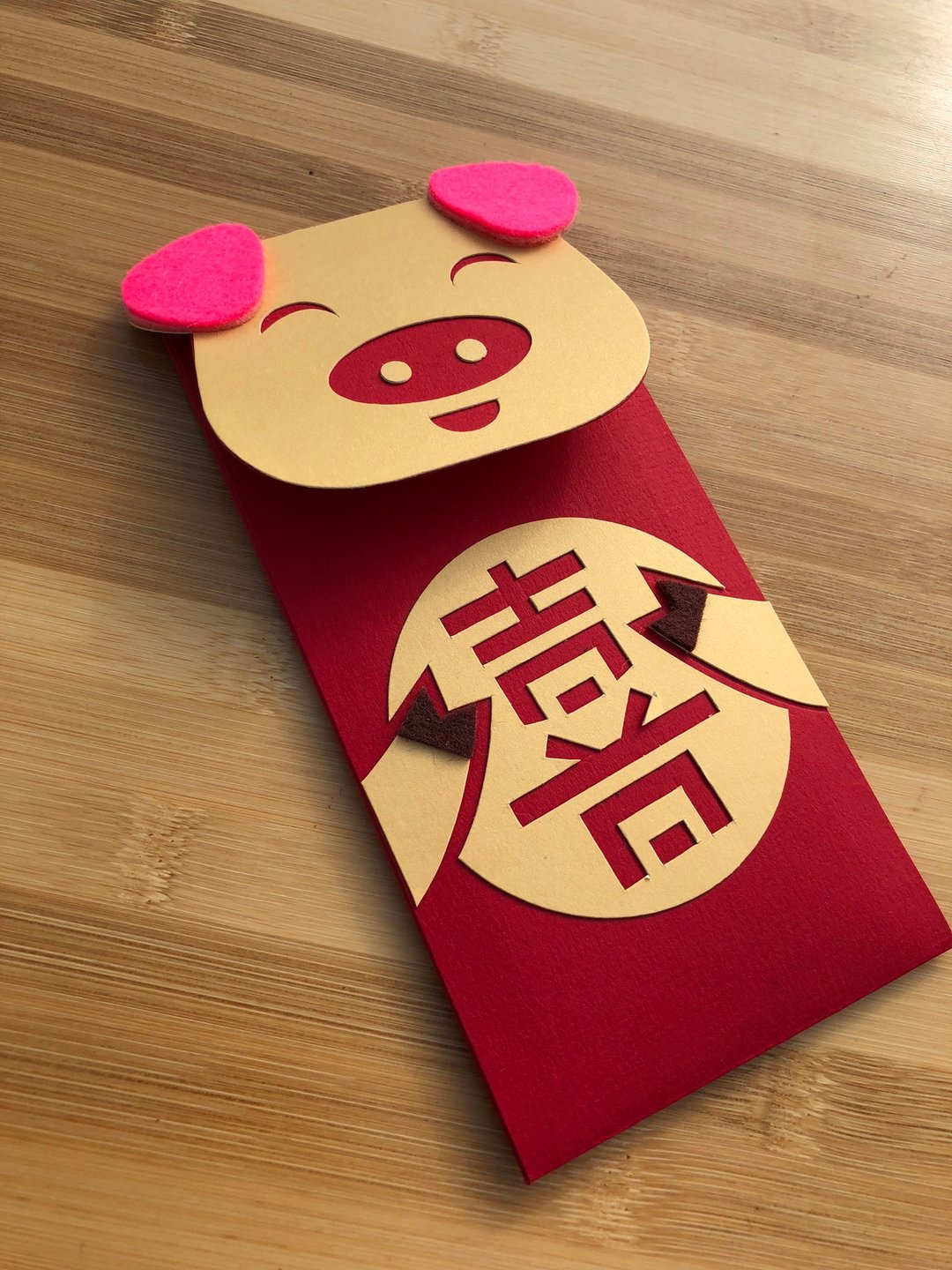 2019猪年创意红包袋 金猪报喜 - 红包/春联 - 纸 