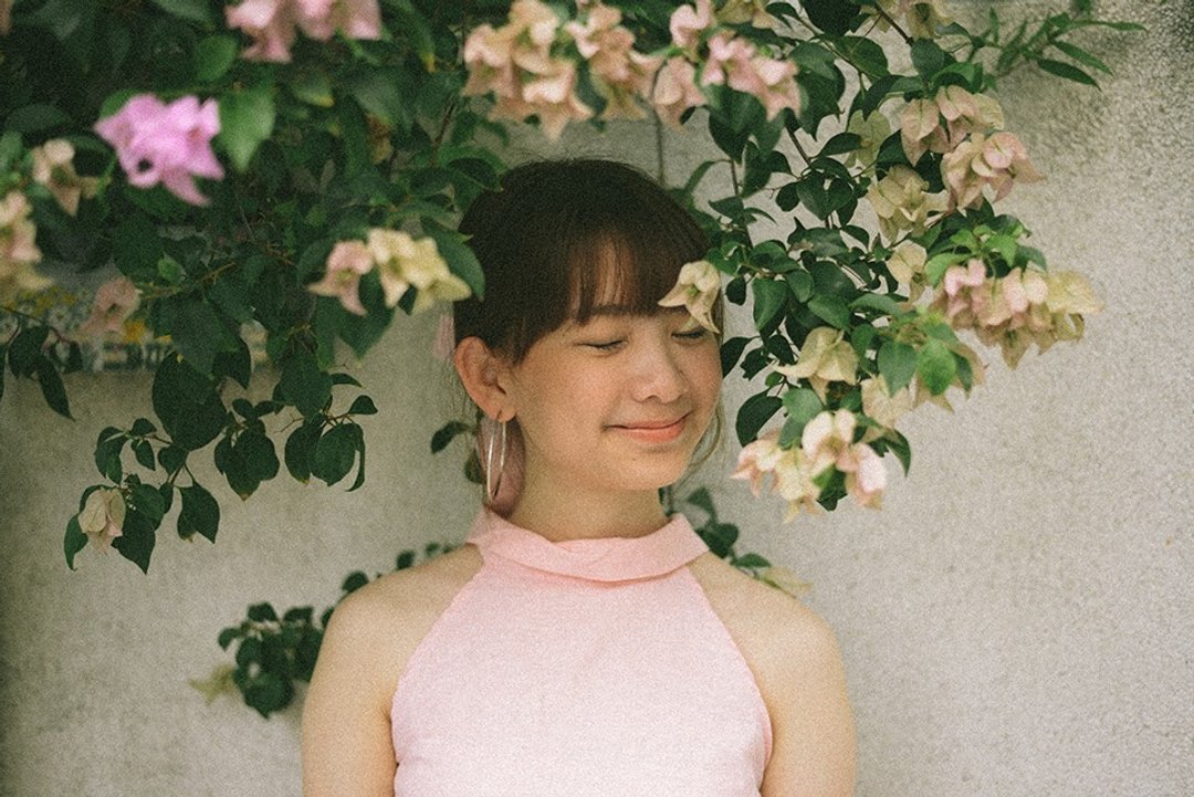 flower ribbon dress (Pink) - 女装 T 恤 - 棉 粉红色