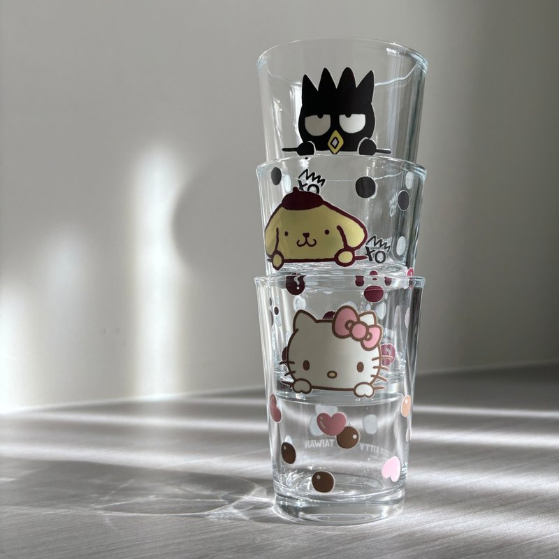 【漫游台湾】HELLO KITTY/布丁狗/酷企鹅 热炒杯 啤酒杯 珍奶台湾 - 玻璃杯 - 玻璃 