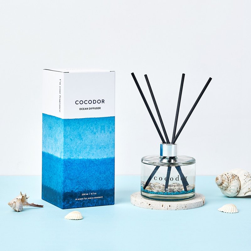 COCODOR-海洋系列扩香瓶200ml - 香薰/精油/线香 - 玻璃 蓝色