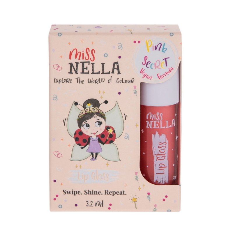 英国【Miss NELLA】儿童啵啵小唇蜜-蜜桃戚风 - 唇彩/颊彩 - 其他材质 红色