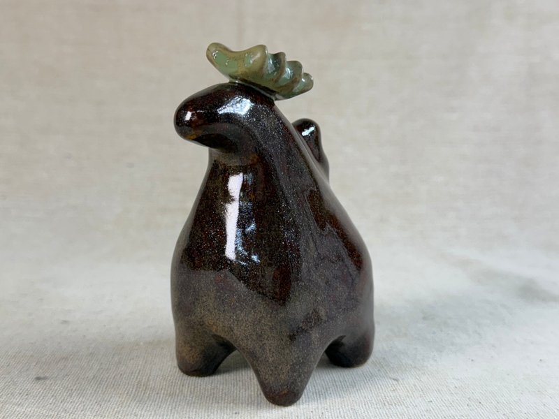 怪兽1号 - 玩偶/公仔 - 陶 咖啡色