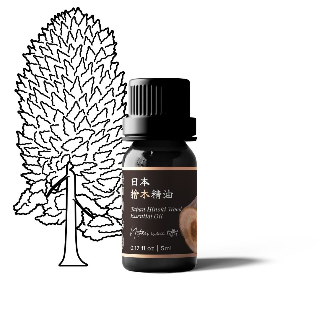 【卡佛香】日本桧木精油 - 香薰/精油/线香 - 玻璃 黑色