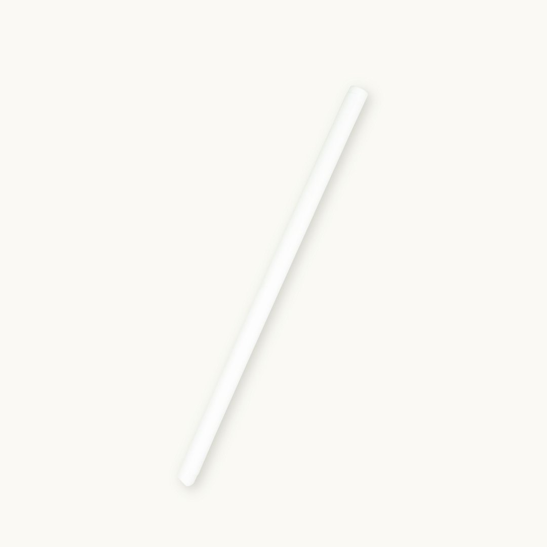【得奖设计】壹对饮管 One Pair Straw - 奶油白 - 环保吸管 - 塑料 