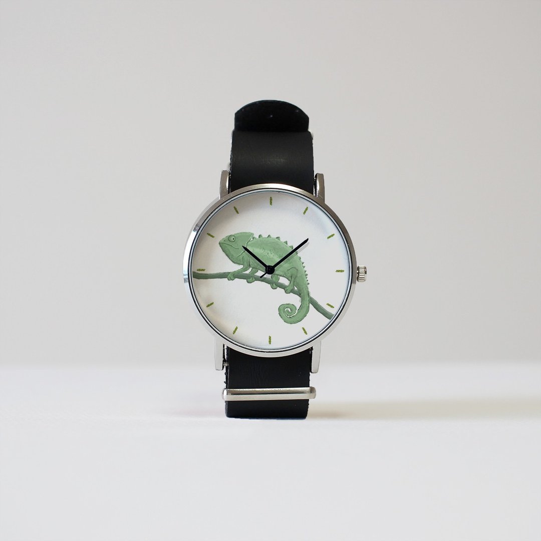 Chameleon watch - 女表 - 其他金属 绿色