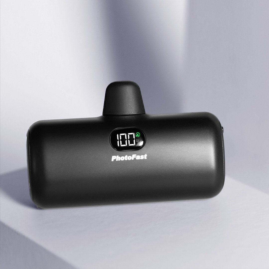 【PD快充】 PhotoFast Lighting Power 口袋电源 5000mAh / 黑色 - 充电宝/传输线 - 塑料 黑色