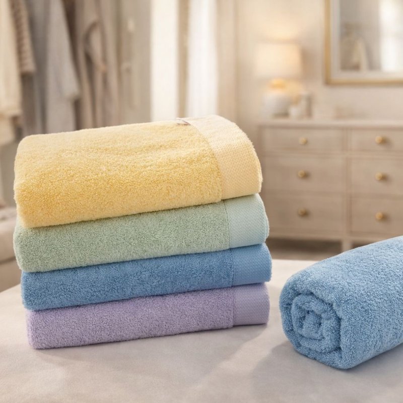 MIT 台湾制 棉花糖 厚款 吸水 浴巾 - 毛巾浴巾 - 棉．麻 