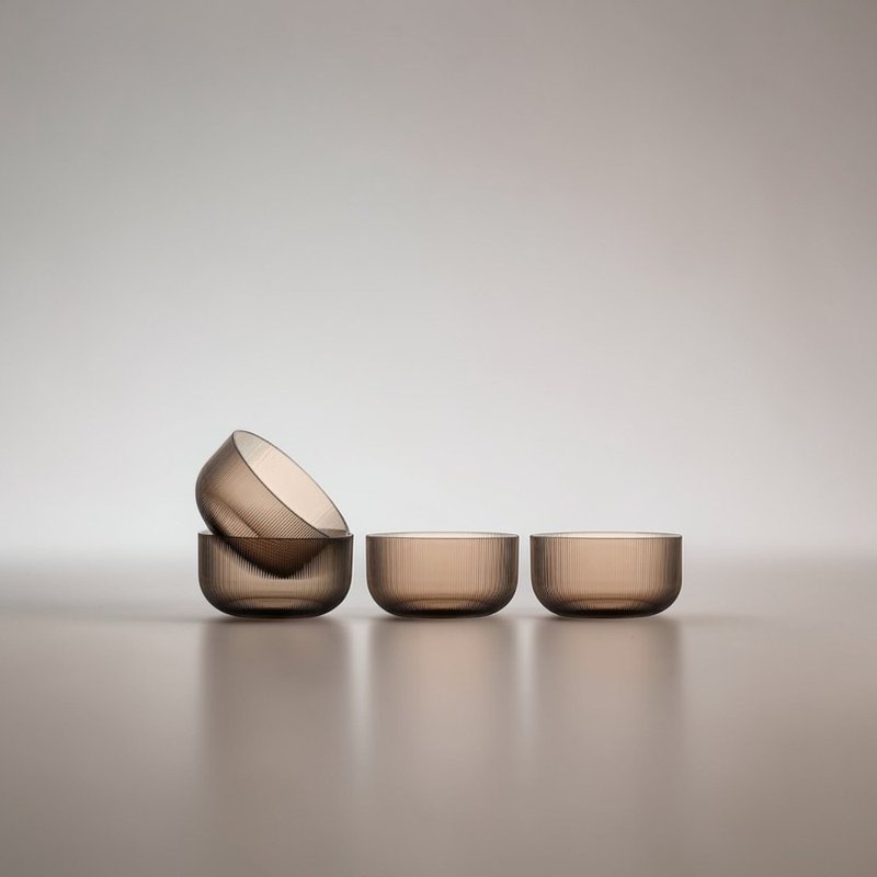 Billi 餐碗 4 入组 - 碗 - 环保材料 咖啡色