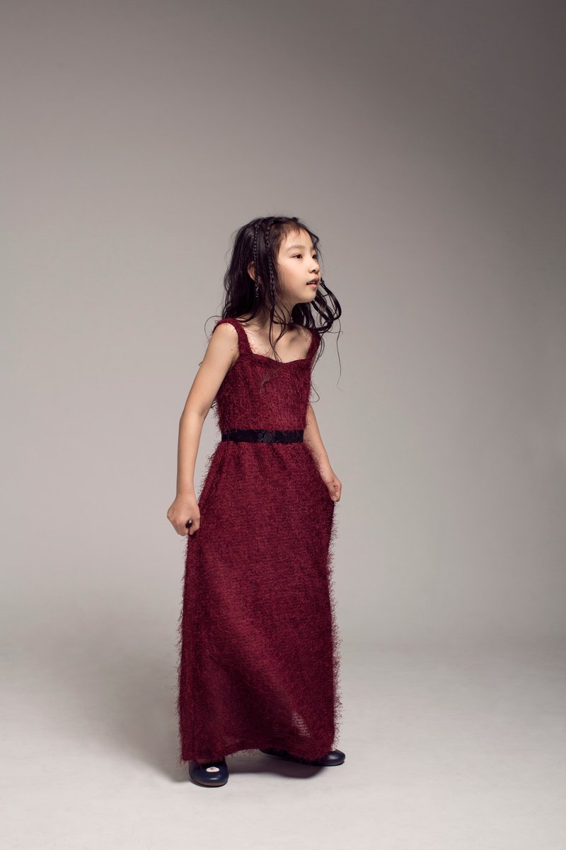 Fluffy Dress / FW2018 - 童装礼服/连衣裙 - 其他材质 