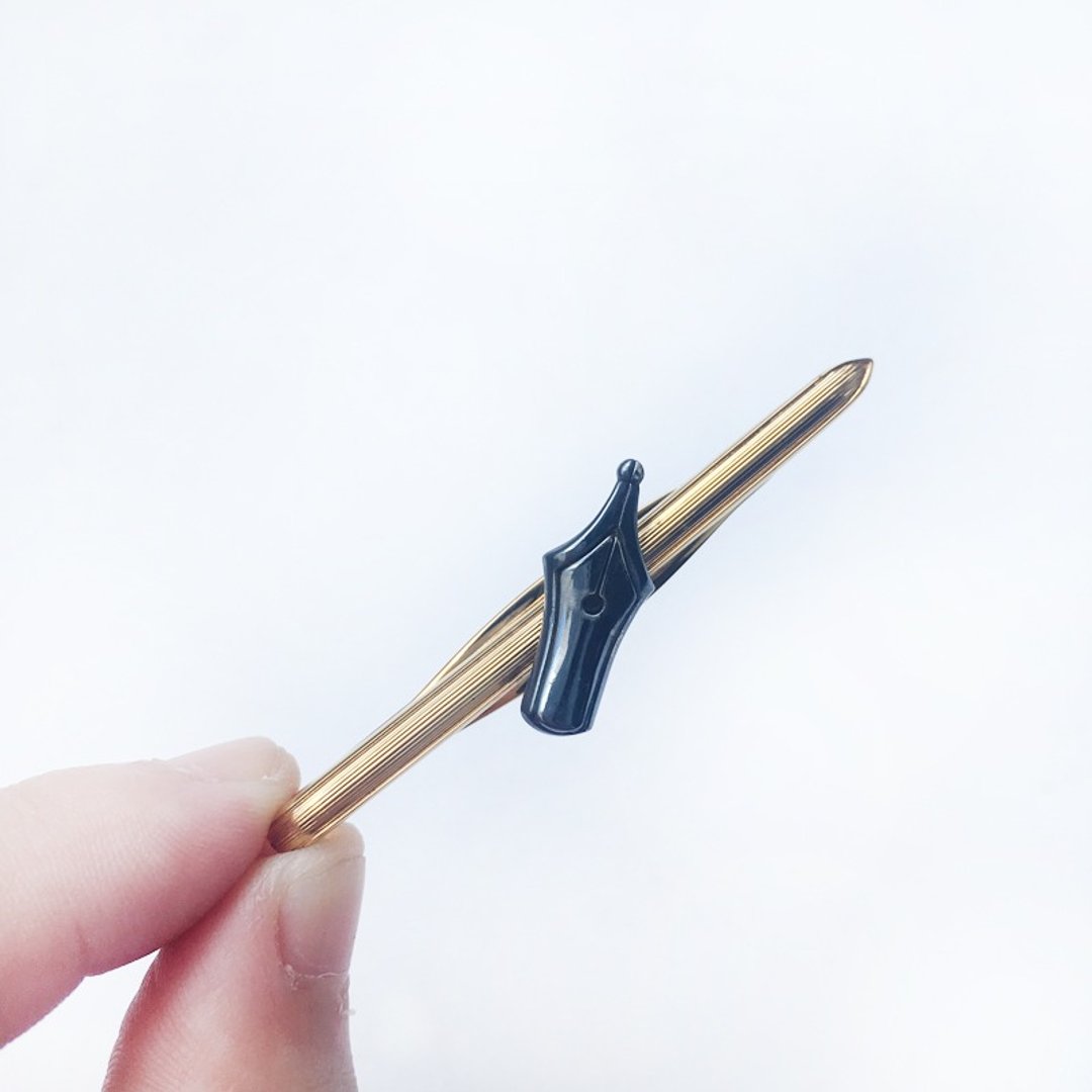 MONTBLANC 万宝龙笔尖型领带夹 | 德国 万宝龙 经典 笔尖 特色 - 领带/领带夹 - 其他金属 
