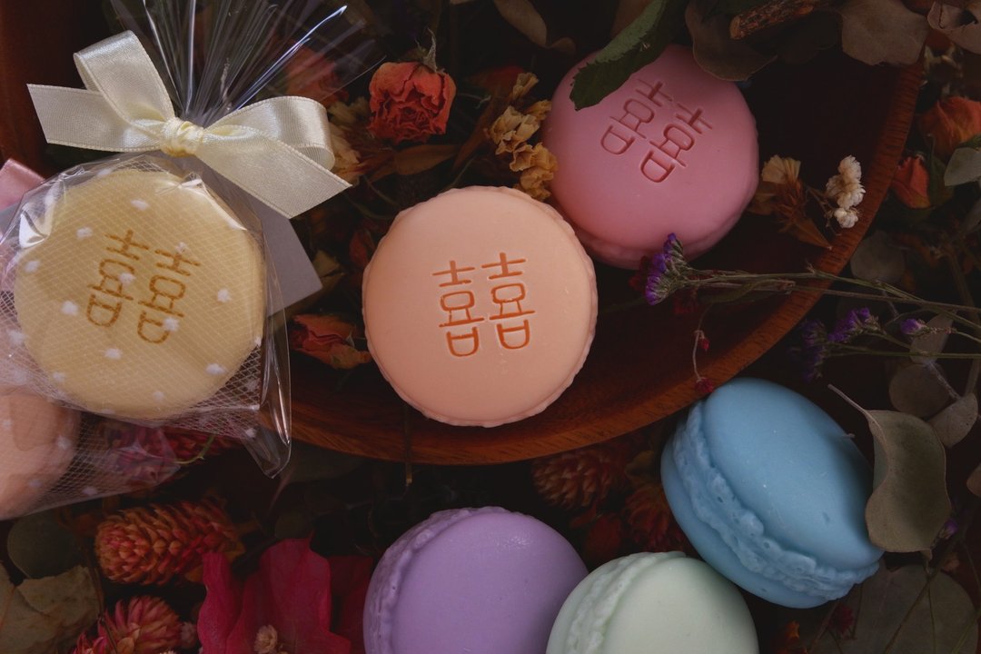 甜心马卡龙香皂十五份起 甜美疗愈 结婚礼物 - 肥皂/手工皂 - 其他材质 多色