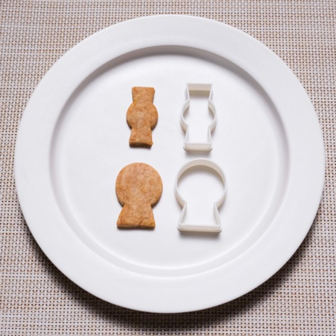 Kofun set B (cookie cutter/cookie cutter) - 厨房用具 - 木头 
