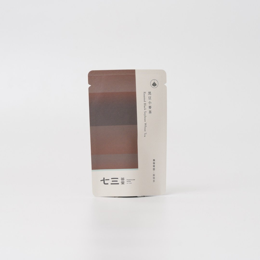 七三茶堂 立体茶包丨黑豆小麦茶 1入–单包装 - 茶 - 纸 多色