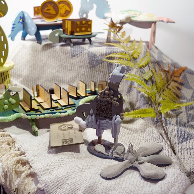 DIY手作 动物系列 - 鸽子咕咕名片架 手作材料包 - 其他 - 木头 