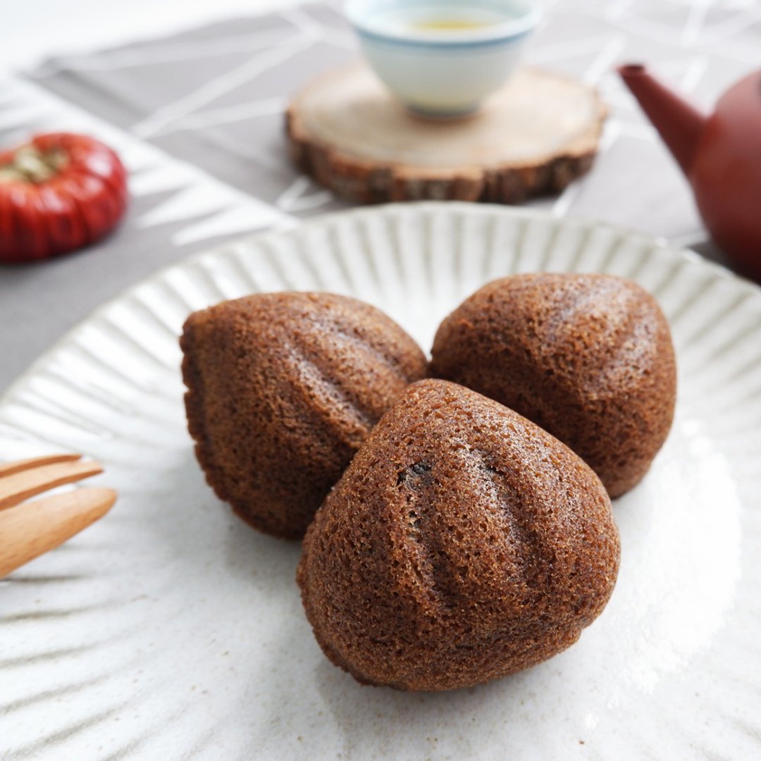 焙茶芝麻栗太郎 - 6 入 (盒) - 蛋糕/甜点 - 新鲜食材 咖啡色