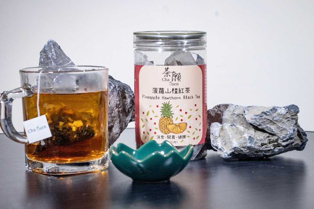 茶愿 - 菠萝山楂红茶 (12包装) 消食 开胃 健脾 - 茶 - 其他材质 