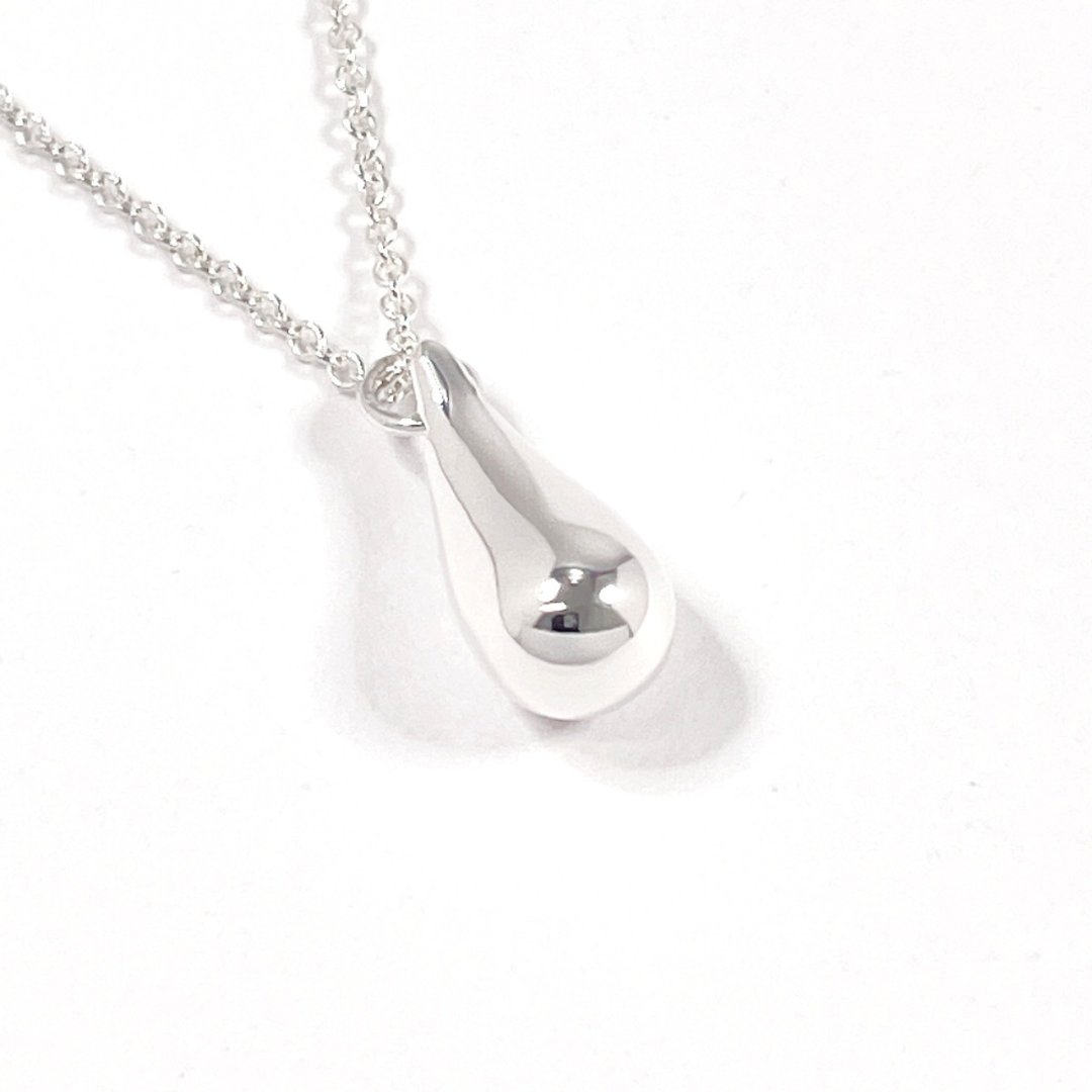【日本直送．二手美品】蒂芬妮 TIFFANY&Co. 项链 泪滴 艾尔莎·柏提 925纯银 已抛光翻新 - 项链 - 纯银 银色