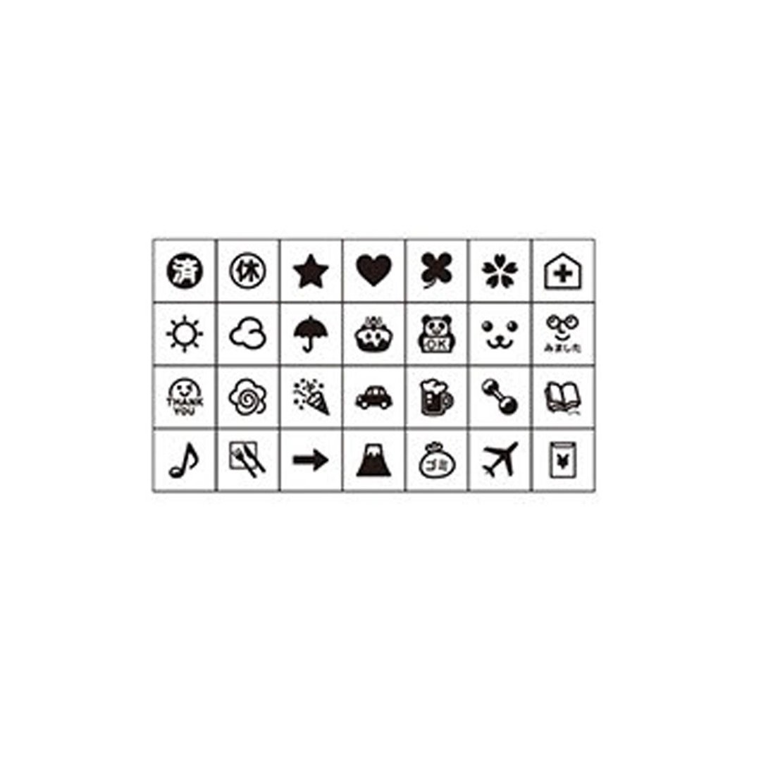 【KODOMO NO KAO】印章组系列 手帐 - 插画/绘画/写字 - 木头 