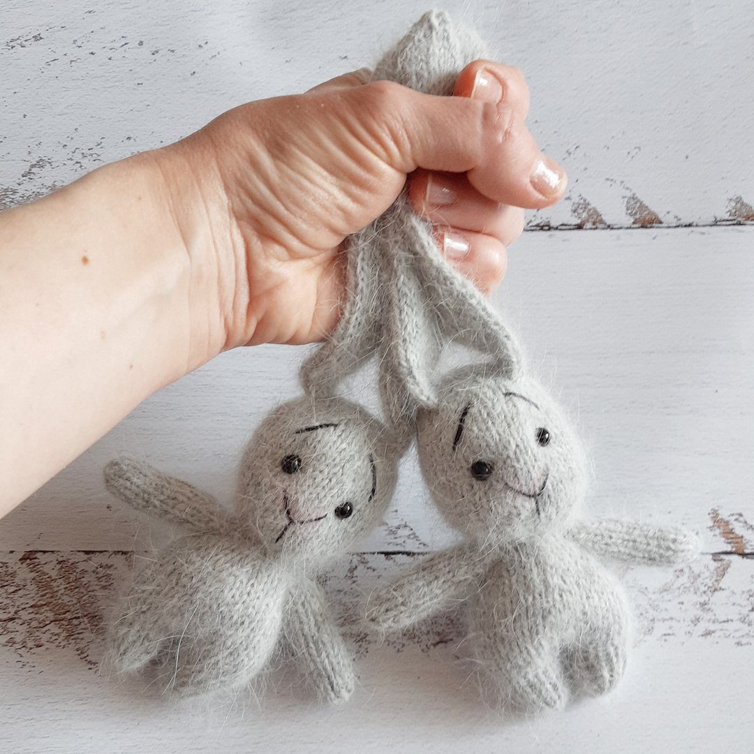 Bunny knitting pattern. PDF. Amigurumi tutorial. Animal pattern. Rabbit. Easter - 手工艺教程/工具书 - 其他材质 
