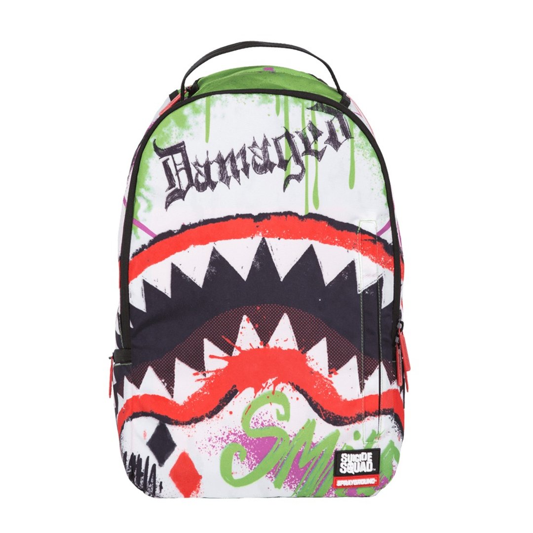 【SPRAYGROUND】DLX DC联名系列 Joker Shark 小丑鲨鱼笔电后背包 - 后背包/双肩包 - 其他材质 多色