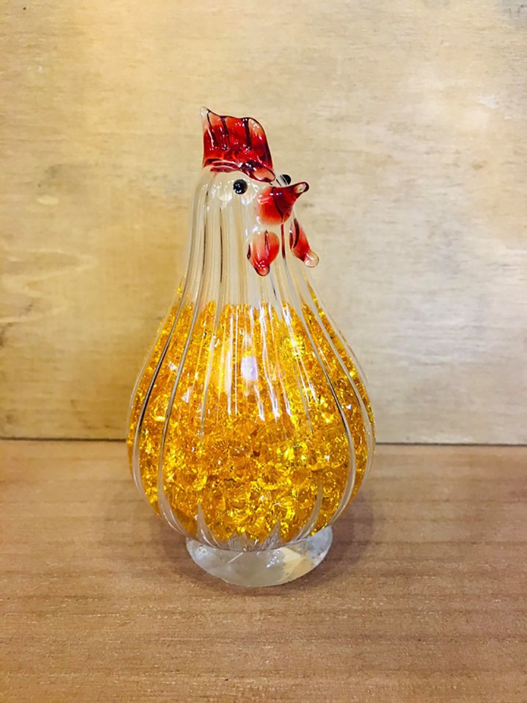水晶玻璃 彩钻鸡 水晶钻石 吉祥 生肖鸡 - 摆饰 - 玻璃 多色